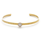 The Solstice Moonstone Cuff