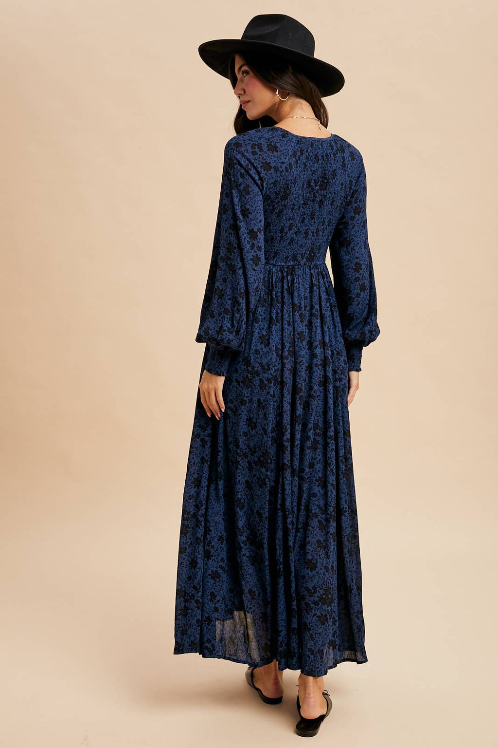 The Sable Bloom Maxi Dress