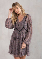 Selene Paisley Mini Dress