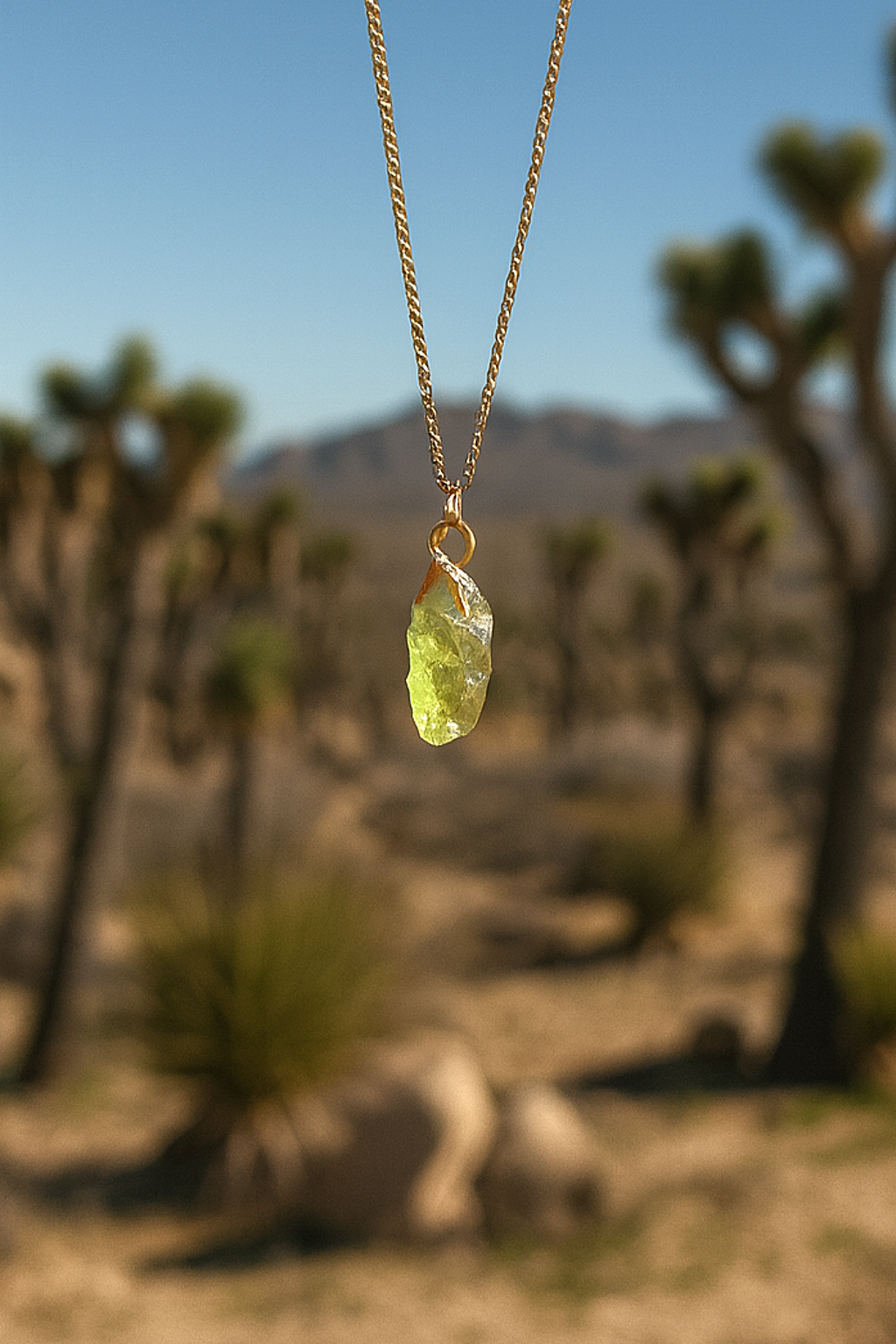 Raw Cut Gemstone Elemental Necklaces