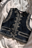 The Night Bloom Velvet Vest