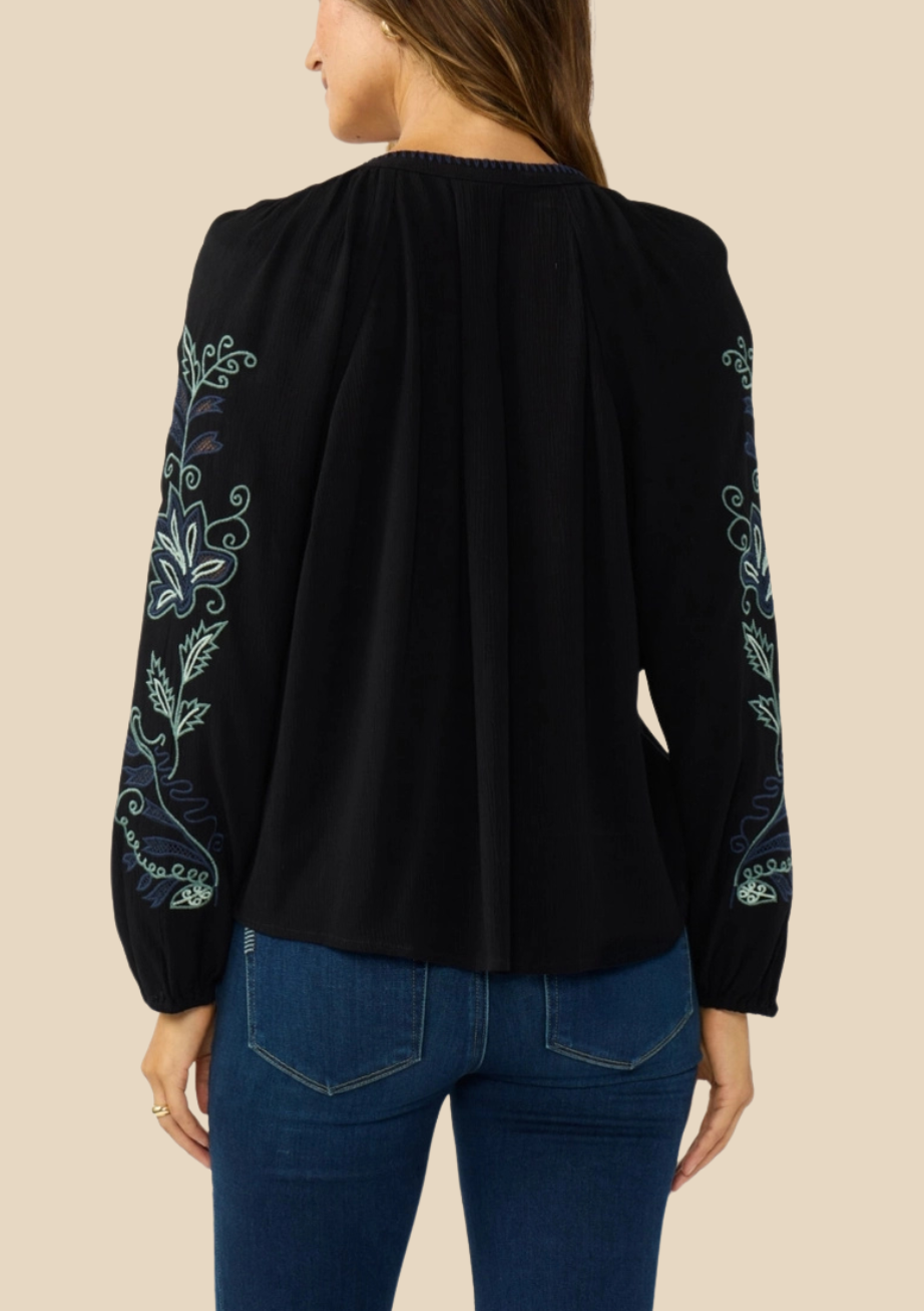 The Laurel Embroidered Blouse