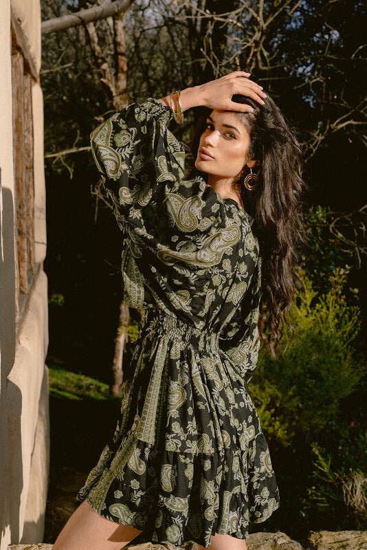 The Evergreen Paisley Dress Secondary image