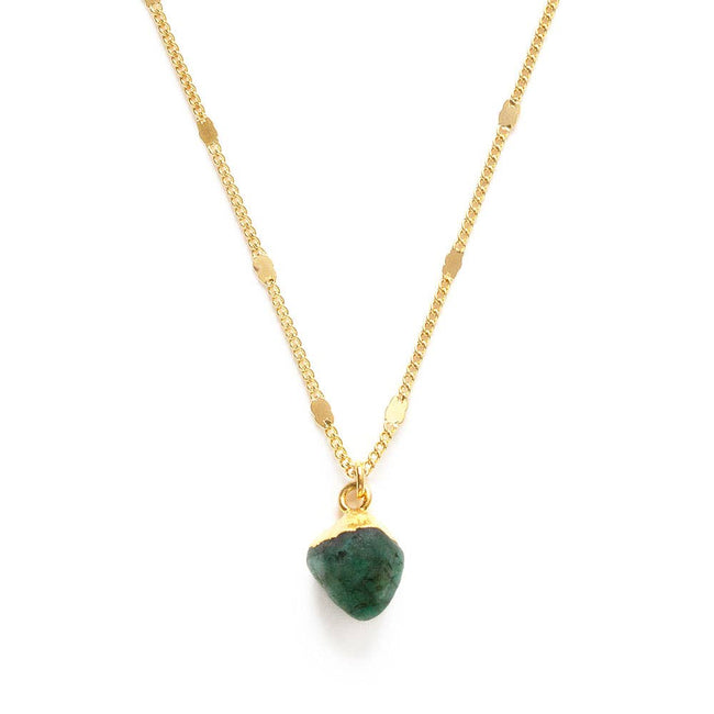 Raw Cut Gemstone Elemental Necklaces Main Image
