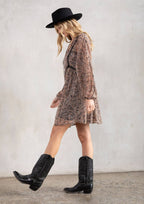 Selene Paisley Mini Dress