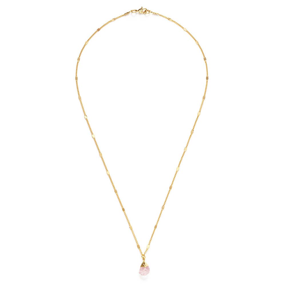 Raw Cut Gemstone Elemental Necklaces