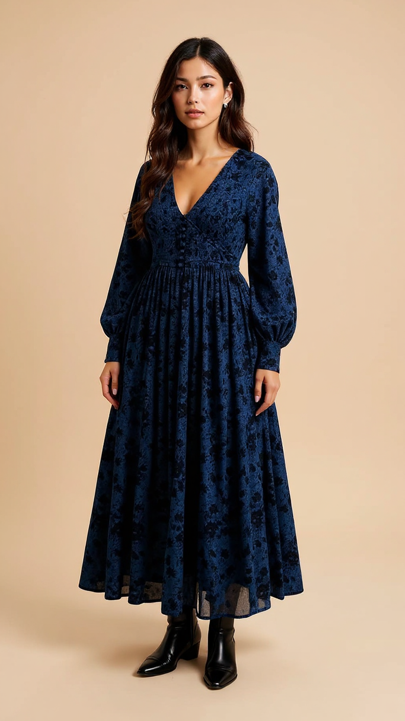 Ashley Floral Maxi Dress Main image