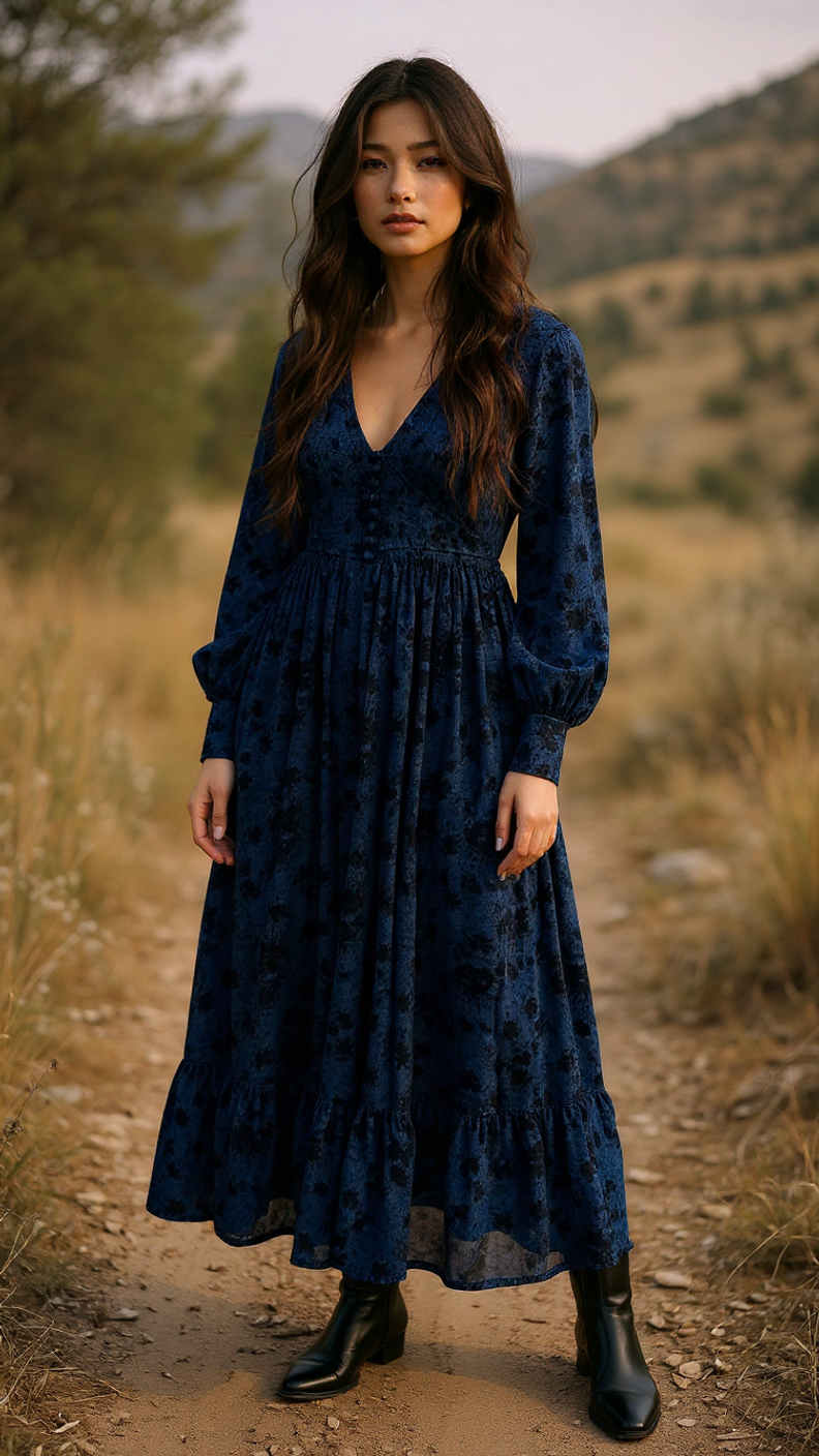 Ashley Floral Maxi Dress