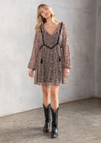 Selene Paisley Mini Dress