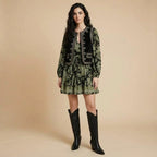 The Night Bloom Velvet Vest