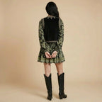 The Night Bloom Velvet Vest